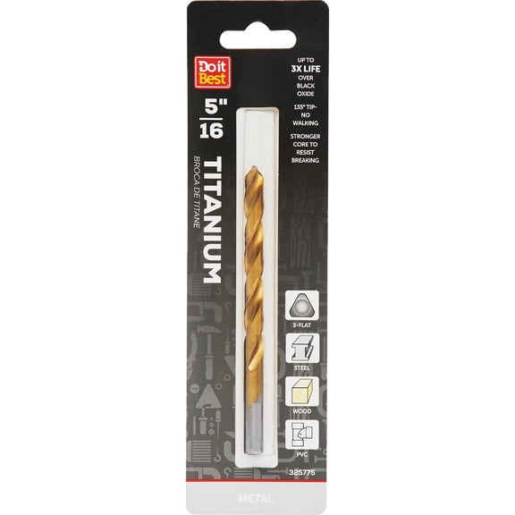 Do it Best Titanium Drill Bit - Pack of 4