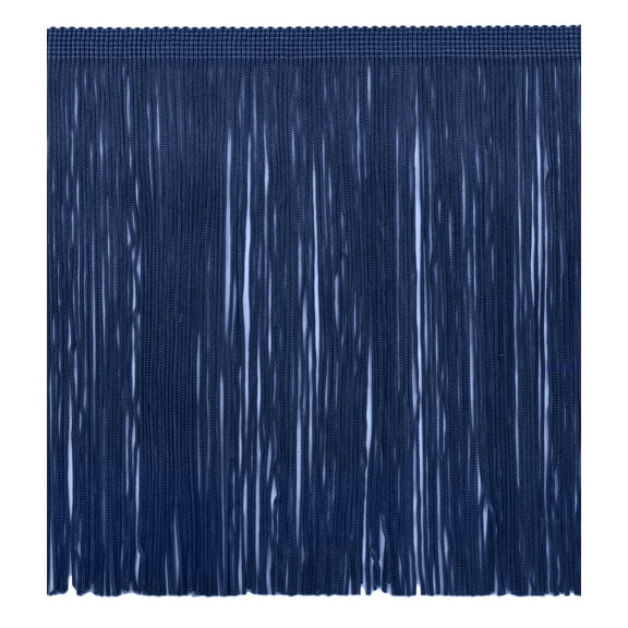 8" (20cm) Chainette Fringe Trim # CF08,, Dark Navy Blue #J3 (Dark Blue) 5 Yards (15 ft/4.5m)