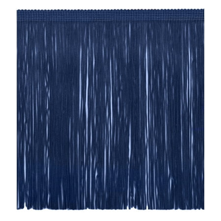 8" (20cm) Chainette Fringe Trim # CF08,, Dark Navy Blue #J3 (Dark Blue) Sold By The Yard (36"/3 ft/0.9m)