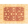 thumbnail image 1 of Ahgly Company Indoor Rectangle Abstract Brown Modern Area Rugs, 4' x 6', 1 of 4
