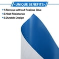 thumbnail image 6 of Unique Bargains 1 Pc Car Wrap Film Vinyl Wrap Cover Universal Car Protective Exterior Interior Matte Blue 30.5x152cm/1ft x 5ft, 6 of 7