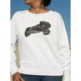 thumbnail image 2 of Sea Eagle Sketch Sweatshirt Women -Image by Shutterstock, Female Medium, 2 of 4
