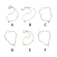 thumbnail image 4 of Gargantilla ajustable Sonducket con cuentas colgante insecto bohemio joyería moda, 4 of 6