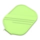 thumbnail image 1 of La funda para raqueta Pickleball se adapta a la mayoría de las raquetas, soporte de almacenamiento duradero con cierre de cremallera Verde, 1 of 8