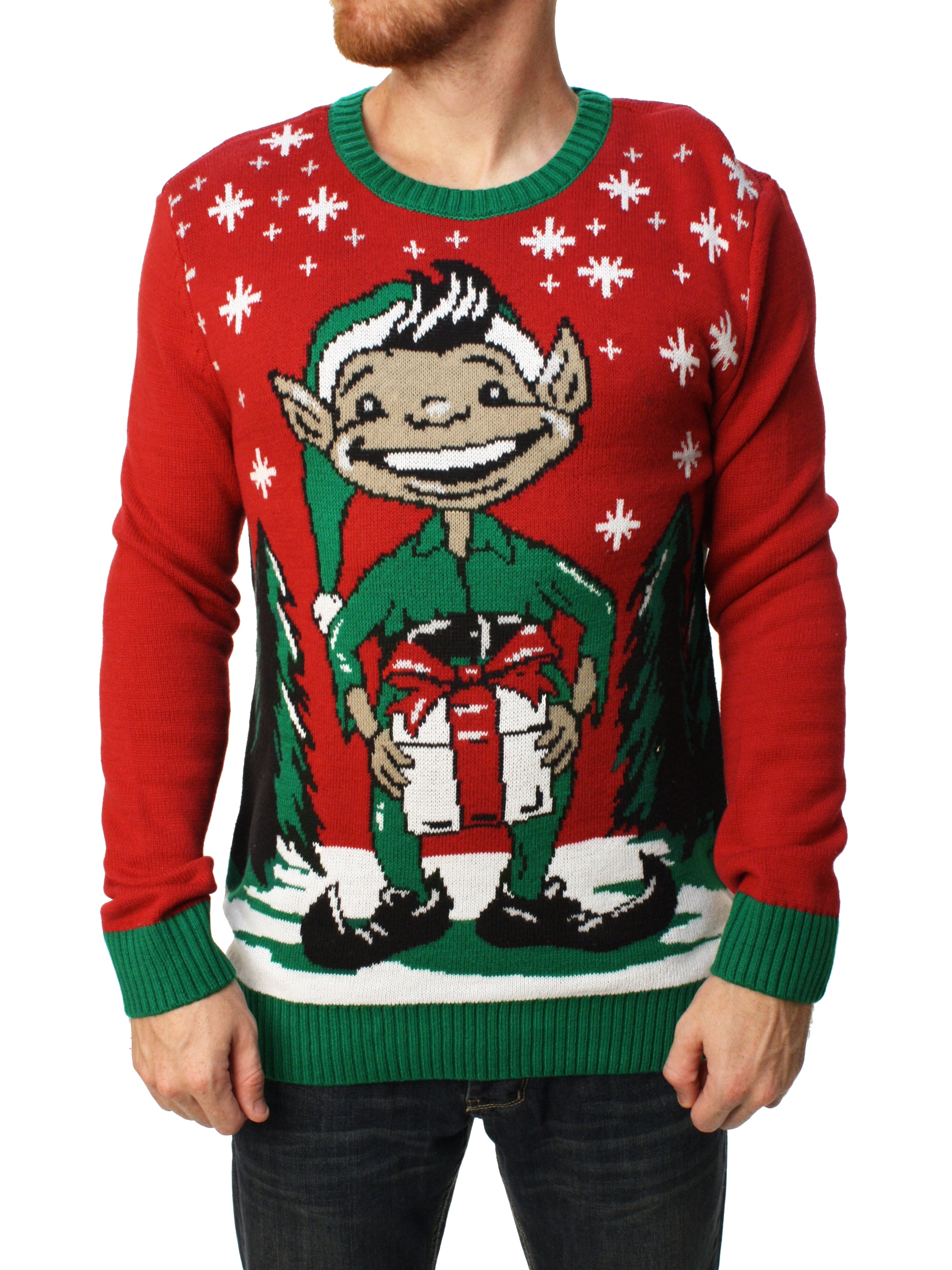 elf christmas sweater walmart