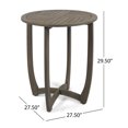 thumbnail image 5 of Phoenix Outdoor Acacia Wood 2-Seater Bistro Set with 28" Round Table, 5 of 10