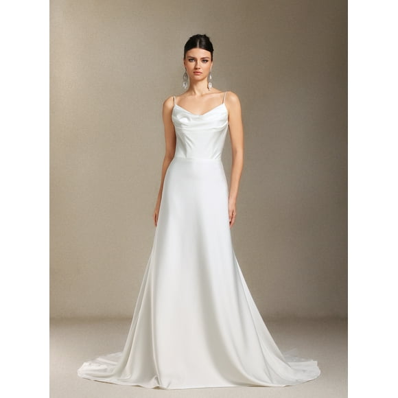 Vestido de novia Bellabarnetten Jolie Sling Backless Trailing