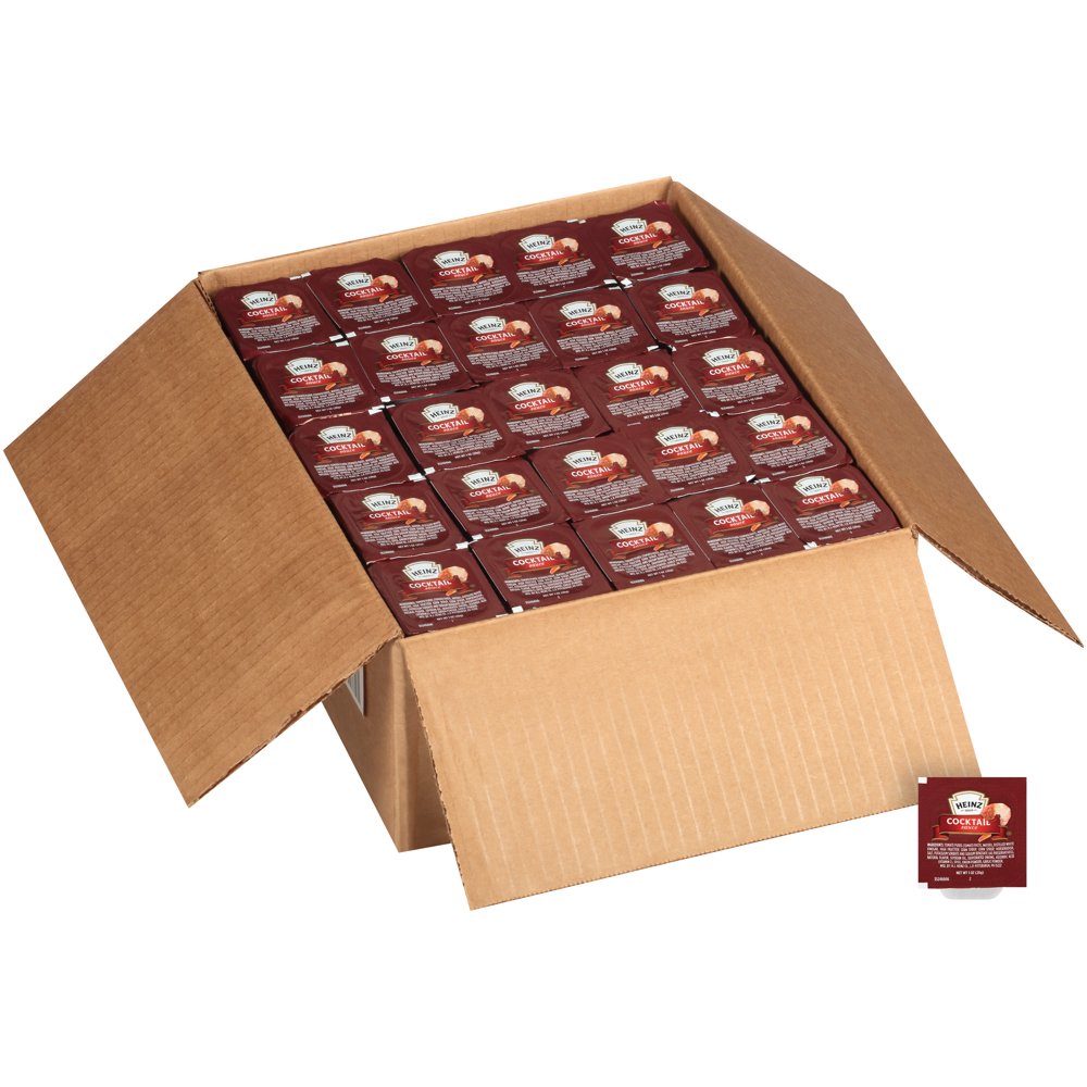 HEINZ Single Serve Cocktail Sauce, 1 oz. Cups (Pack of 100) Walmart