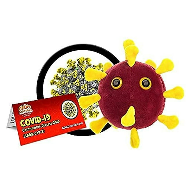 GIANTmicrobes COVID-19 Felpa suave presenta las proteinas de GIANT MICROBES GIANT MICROBES