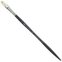 Winsor & Newton Artist Oil Brush, Long Handle, Filbert, 6