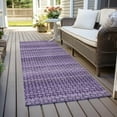 thumbnail image 6 of Addison Rugs Chantille Indoor/Outdoor Transitional Stripes Lavender Washable Runner Rug, 2'3" x 7'6", 6 of 6