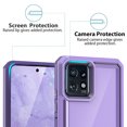 thumbnail image 5 of TJS for Motorola Moto Edge Plus 2023 Phone Case, Dual Layer Shockproof Rugged Hybrid Drop Protector Cover for Moto Edge Plus 2023 (Purple), 5 of 5