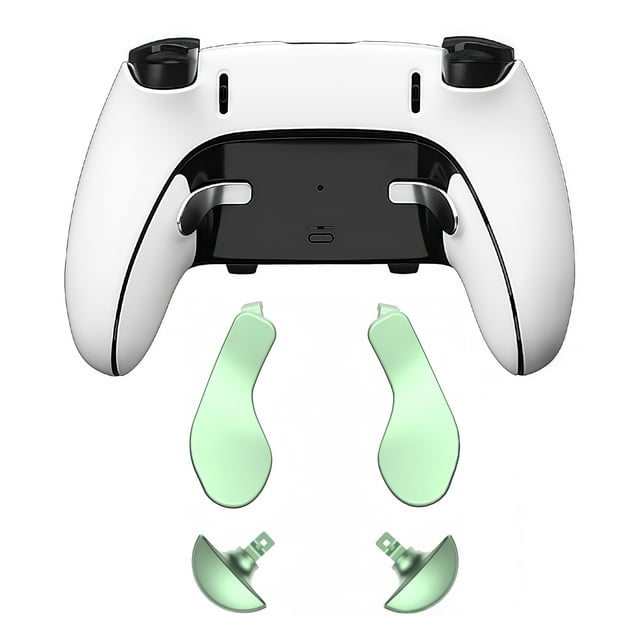 Metal Back Paddle Kit for PS5 Edge Elite Controller - 4PCS Set with Magnetic Attachment, Short & Long Paddles for Enhanced Gaming Performance