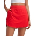 thumbnail image 1 of Mini falda deportiva CRZ YOGA Dolphin de talle alto roja M, 1 of 6