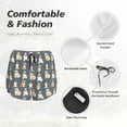 thumbnail image 4 of Cauagu Cartoon Bulldog 1 Print Women's 2 in 1 Running Shorts Athletic Workout Gym Yoga Shorts Running Shorts for Women-XX-Large, 4 of 7