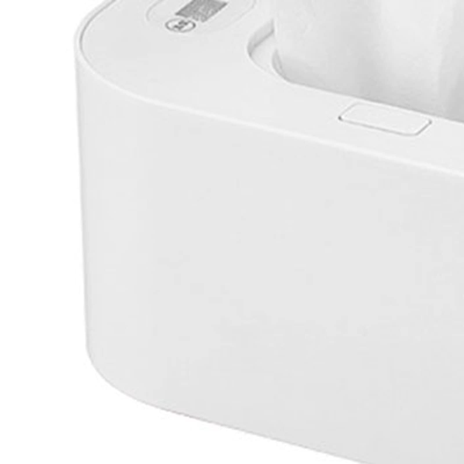 Wet Wipes Heater, Intelligent Adjustable TemperatureBaby Wipe Warmer Car Charging (White)