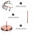 thumbnail image 2 of FRCOLOR  Rack Bust Swivel Necklace Holder Polished Hooks Jewelry Organizer, 2 of 8
