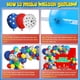 thumbnail image 4 of Juego de globos de fiesta con forma de guirnalda y arco Amandir, 155 piezas, diseño de patas, 4 of 9