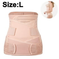3 in 1 Postpartum Support Recovery Belly Wrap Waist/Pelvis Belt Body Shaper Postnatal Shapewear,L Variant Size Value L