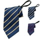 thumbnail image 1 of Penkiiy Corbatas de negocios para hombres pretied, corbatas ajustables para el cuello de cremallera de 3.15 "Corbatas de hombre para la fiesta de bodas Graduación de negocios, 1 of 4