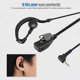 thumbnail image 4 of 2pcs 3.5mm Plug In-Ear Earphone ABS Single Earpiece Headset for Radio Walkie Talkie, 4 of 4