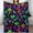 Black6, variant on Blanket Pride Throw Rainbow Colorful Flannel Soft Warm Enlarged Blankets 50”x40”Thickened Fuzzy Plush for Men Women Pride Plush Throw Blanket Gift for Bed Sofa Multiple Sizes