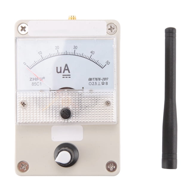 Medidor de de SeñAl RF 100K-1000MHz Indicador de Fuerza de Campo Medidor de Fuerza de SeñAl para RadiacióN de Antena de Radio