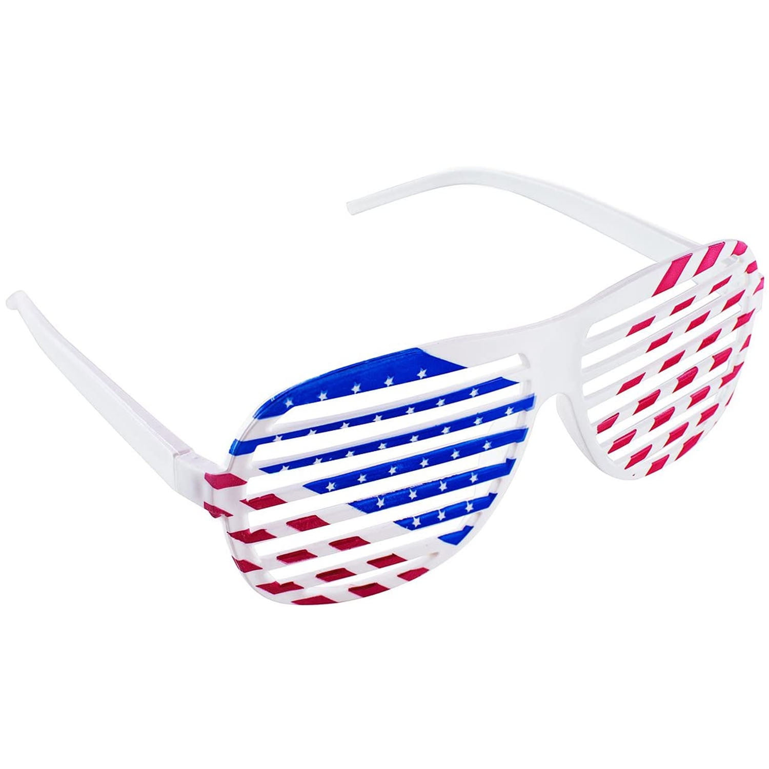 American Flag USA Patriotic Design Plastic Shutter Glasses Shades Sunglasses 12 for sale online 