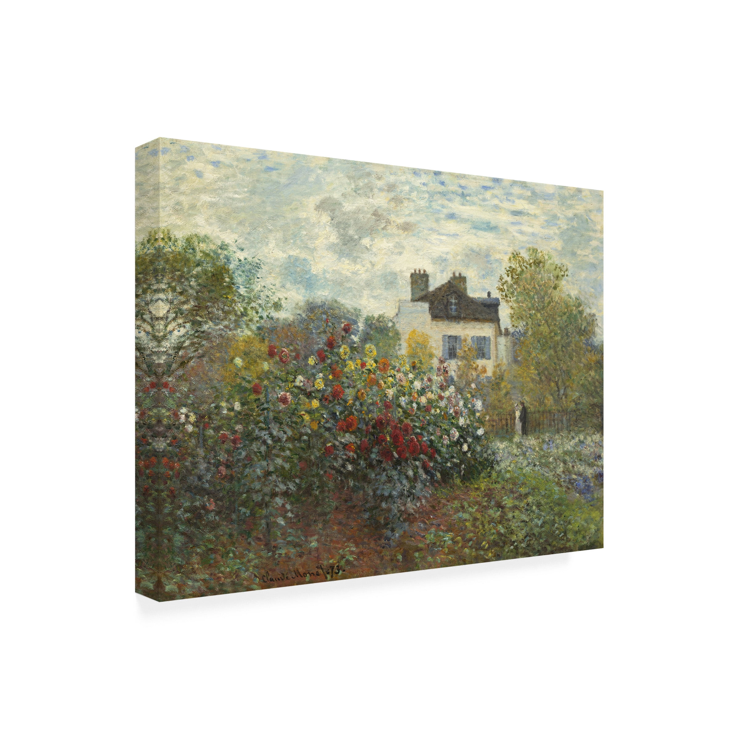 Claude Monet 's Garden In Argenteuil' Outdoor All-Weather Wall Decor
