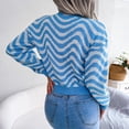thumbnail image 4 of ICHUANYI Liquidación Mujer Invierno Casual Color Sólido Manga Larga Cuello Redondo Jersey Top ICHUANYI WER202308173059, 4 of 7