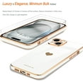 thumbnail image 4 of Love-Heart Luxury Case for Apple iPhone 15 Heart Case, Cute Design Shiny Bling Cover, 3 in 1 Bundle Case with 2 PACK Clear Tempered Glass for Apple iPhone 15 for Women Girls, White, 4 of 7