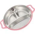thumbnail image 4 of KAKOWELY Assiette pour Enfants Assiette de Service pour Aliments Compartimentée Assiette de Rangement pour Aliments Assiette Compartimentée pour Aliments,10.04"X8.03"X1.57 Pouces, 4 of 4