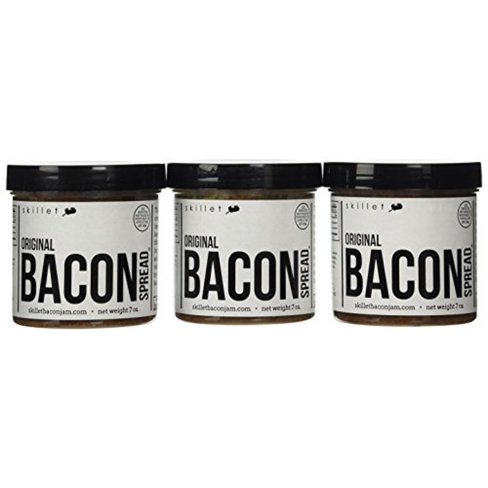Skillet Bacon Jam Bacon Spread 7 0z. 3 Jar Pack