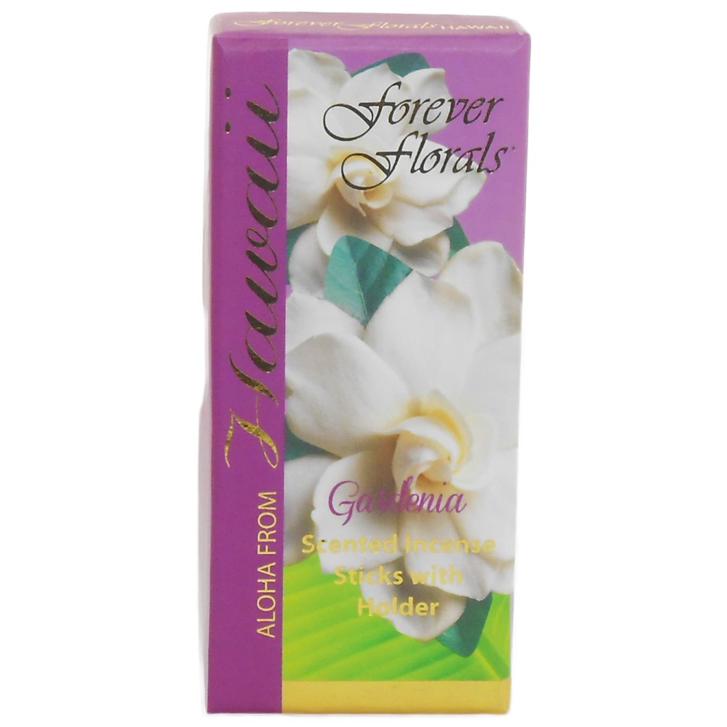 Hawaiian Forever Florals Incense Gift Box 4 Sets Gardenia