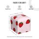 thumbnail image 4 of Fotbe Strawberry Porta Pañuelos Decorativo de Cuero, Caja Cuadrada Moderna para Pañuelos Faciales, Organizador y Dispensador 5x5x5'', 4 of 7