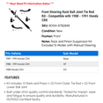 thumbnail image 2 of Front Steering Rack Ball Joint Tie Rod Kit - Compatible with 1988 - 1991 Honda CRX 1989 1990, 2 of 2