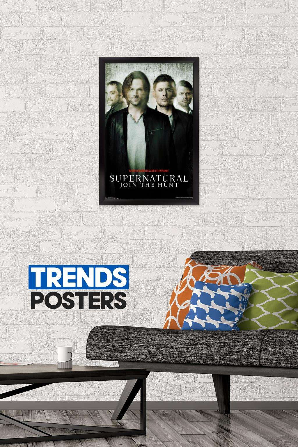 Supernatural - Key Art 11 Wall Poster, 14.725" x 22.375", Framed