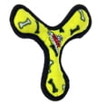 thumbnail image 4 of Tuffy Jr Boomerang Yellow Bone Durable Plush Squeaky Dog Toy, 4 of 7