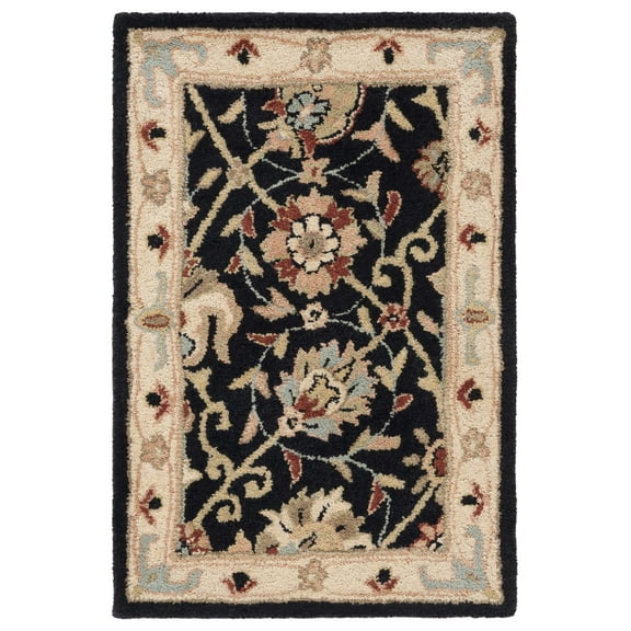 SAFAVIEH Antiquity Lilibeth Oriental Wool Area Rug, Black, 2' x 3'
