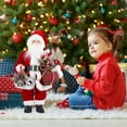 thumbnail image 5 of UTEN 18" Santa Claus Christmas Figurine Figure Decoration with Gifts Bag and 2 Bells for Holiday Party Home Decoration, 5 of 8