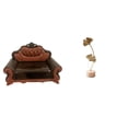 thumbnail image 1 of Sofá en miniatura para muñecas,Muebles de casa de muñecas,modelo de sofá europeo,decoración,Escultura de hojas,Estatua de hoja de metal Escultura de hoja Decoración del hogar,Figura de, 1 of 8