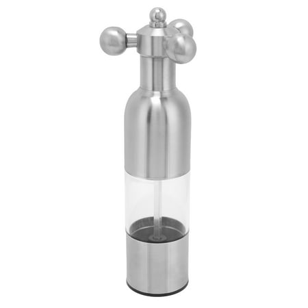

Pepper Grinder Stainless Steel Manual Spice Grinder For Spices For Black Peppercorn For Sea Salt For Chili Silver S