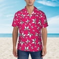 thumbnail image 4 of Daiia Butterfly Hawaiian Shirt for Men Gentle Cotton Regular Short Sleeve Casual-Medium, 4 of 9
