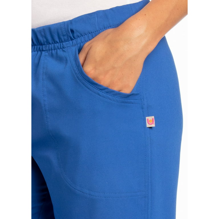 Urbane Ultimate Flare Leg Scrub Pants for Women: 2 Pocket, Modern Tailored  Fit, Soft Stretch, Elastic Waist, Medical Scrubs 9306