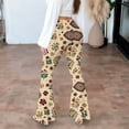 thumbnail image 4 of ShiShine Flare Yoga Pants for Women Soft Print High Waist Bell Bootcut Leggings Stretch Fit Trousers, 4 of 9