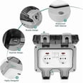thumbnail image 2 of IP66 Outdoor Waterproof Socket with Switch, Waterproof Junction Box, Double Wall Outdoor Socket, 2 of 5