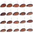 thumbnail image 1 of Miangastore 20pcs Wood Stud Earring Posts Wooden Flat Earring Pin Studs DIY Earring Posts, 1 of 9