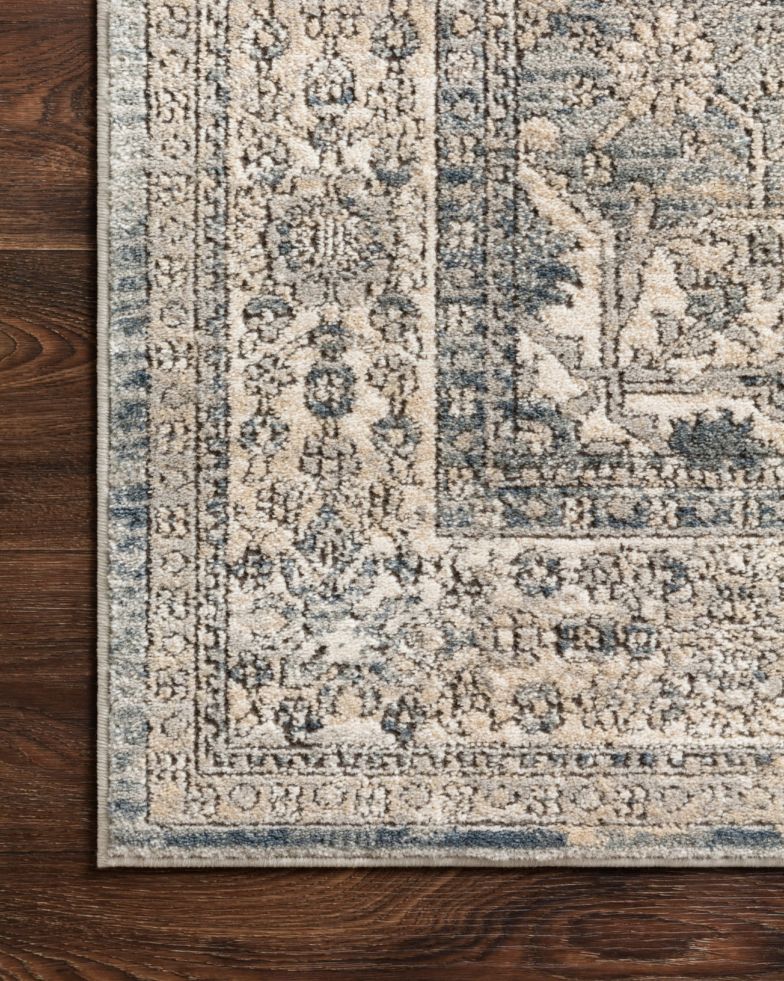 Loloi Teagan Sky / Natural 6'-7" x 9'-2" Area Rug
