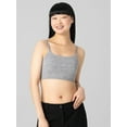 thumbnail image 4 of No Boundaries Women's Seamless Ribbed Cami Bralette, Sizes XS-XXXL, 4 of 5
