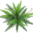 thumbnail image 2 of Artificial Boston Fern Grass Home Wedding Table Arrangement Decoración DIY 30 hojas, 2 of 9